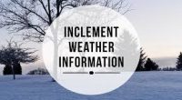 All schools will remain open, unless there is heavy snowfall, damage or other circumstances (e.g. power outage) that make it impossible to operate safely.  The district will do its best […]